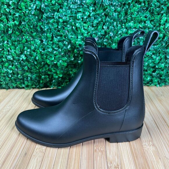 Women's Storm By Cougar Black Waterproof Celeste Rain Boots Size 8 - Picture 1 of 7